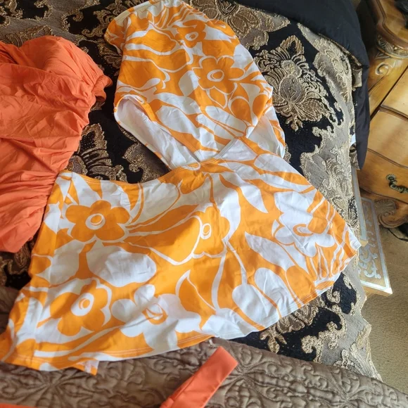 19pc swimsuit lot with covers. Bettie Page, LA Blanca, Carmen Marc Valvo, unique - Picture 3 of 16